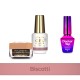  Molly Nails PRO MATCH SYSTEM Biscotti Комплект гелове за нокти 2 х 15 гр. + подарък Doctor Top